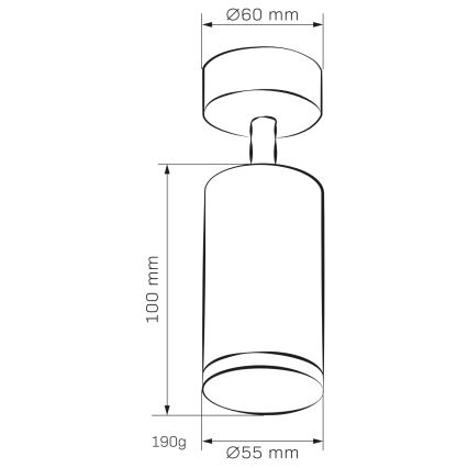 Світильник для ванної LED RGBW зі змінною яскравістю TURYN 1xGU10/6,5W/230V 2700-6500K Wi-Fi IP44 чорний