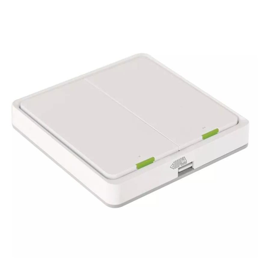 Switch 2-gumba GoSmart Tuya bela