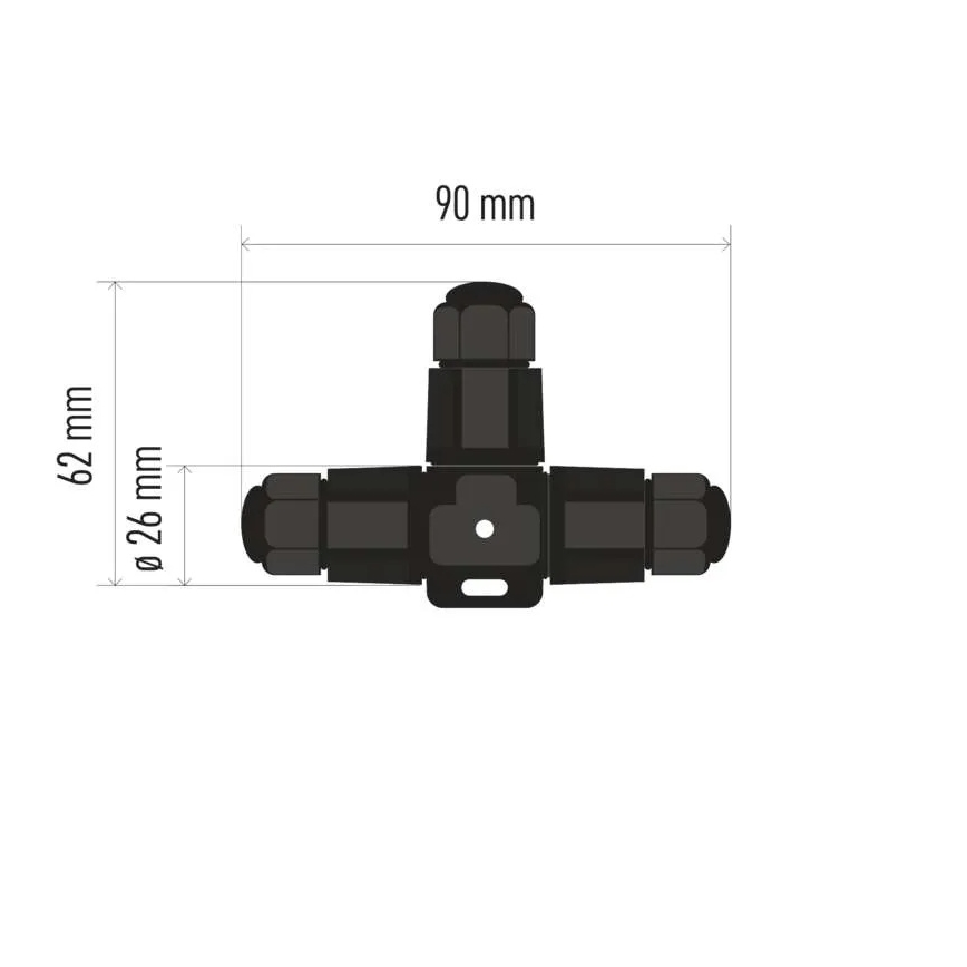 T-odcepni kabelski konektor IP68