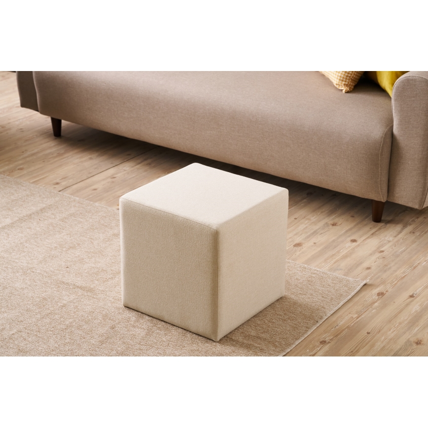 Tabure CUBI 40x40 cm kremna