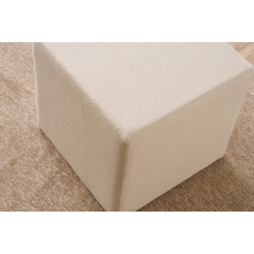 Tabure CUBI 40x40 cm kremna
