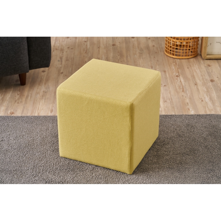 Tabure CUBI 40x40 cm rumene barve