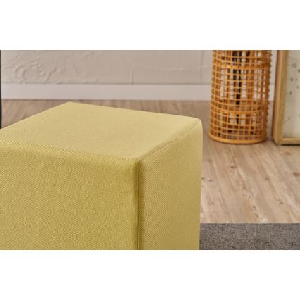 Tabure CUBI 40x40 cm rumene barve