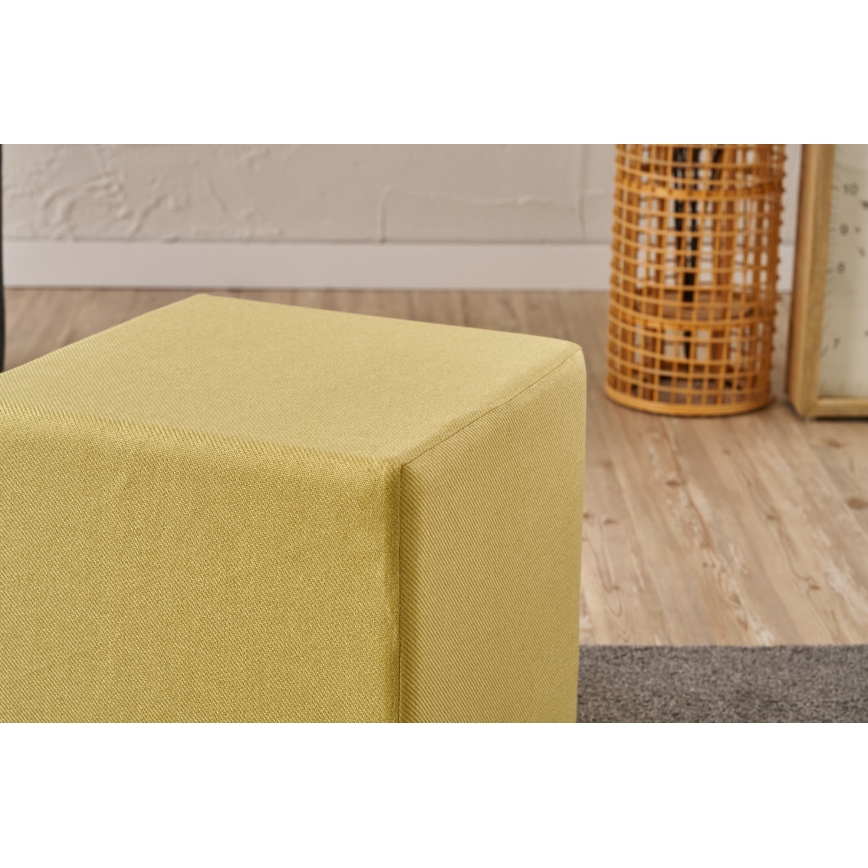 Tabure CUBI 40x40 cm rumene barve