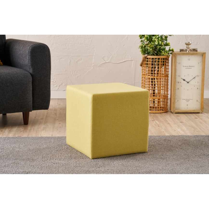 Tabure CUBI 40x40 cm rumene barve