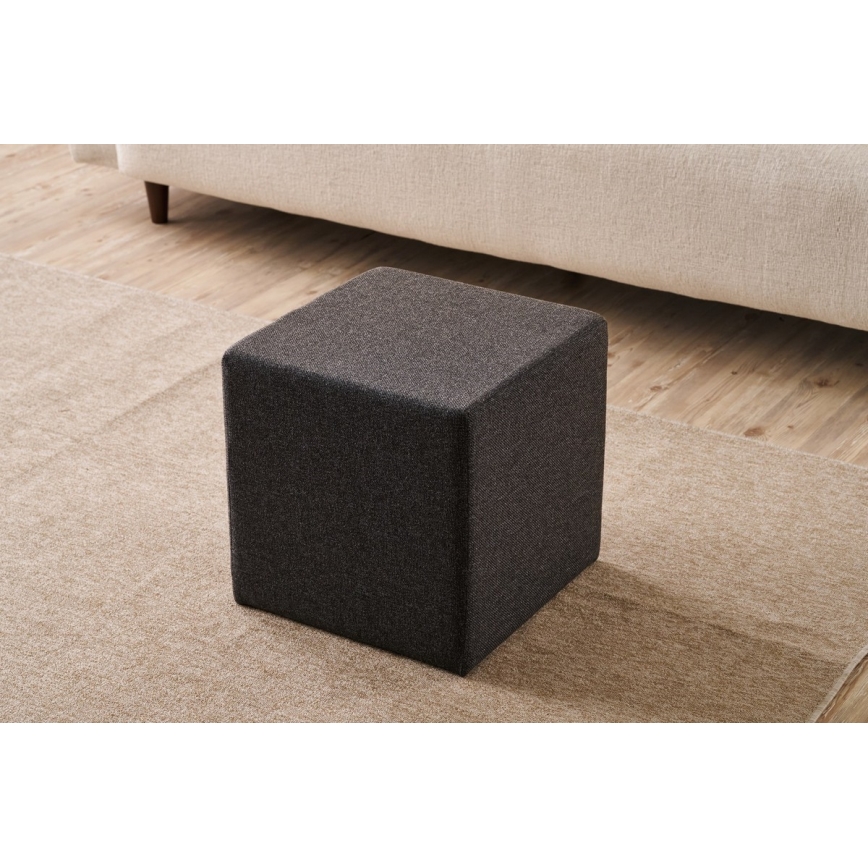 Tabure CUBI 40x40 cm, temno rjave barve