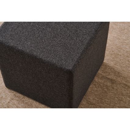 Tabure CUBI 40x40 cm, temno rjave barve