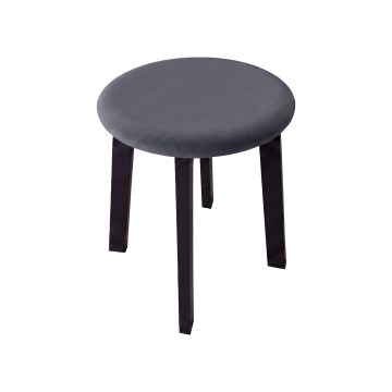 Tabure KUBE, premer 36 cm, črna/antracit