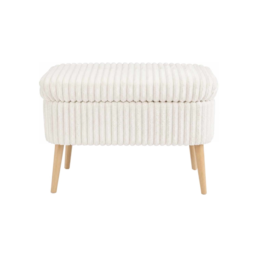 Tabure MOLIS 35x60 cm bela