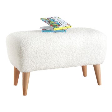 Tabure PIXI 32x61 cm bela