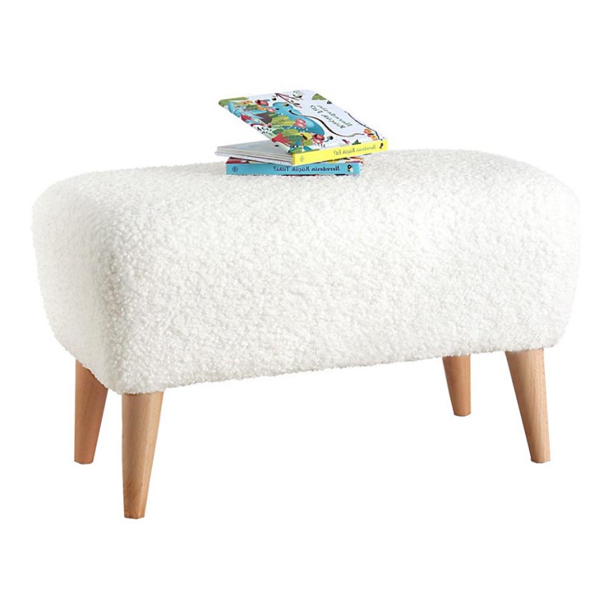 Tabure PIXI 32x61 cm bela