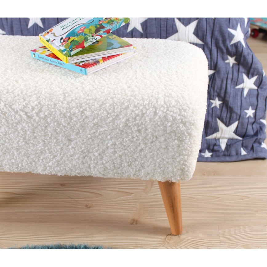 Tabure PIXI 32x61 cm bela