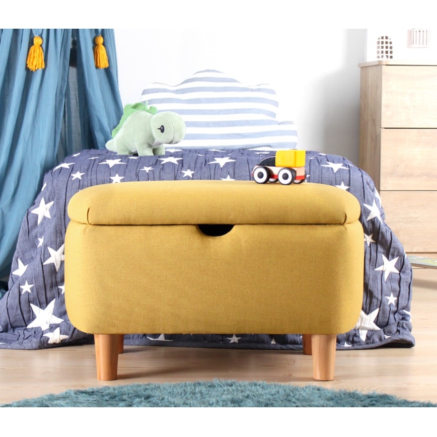 Tabure PIXI 37x61 cm, rumene barve