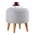 Tabure PIXI, premer 40 cm, siva