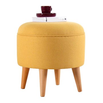 Tabure PIXI, Ø 40 cm, rumene barve