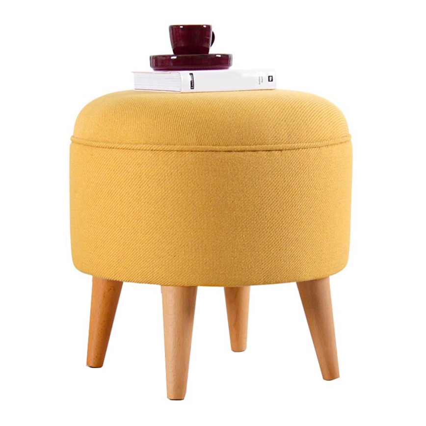 Tabure PIXI, Ø 40 cm, rumene barve