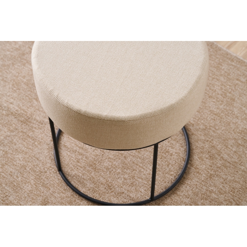 Tabure RELO, premer 40 cm, kremne barve