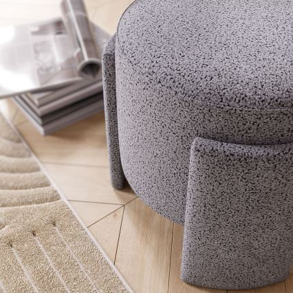 Tabure ROCKET, premera 39 cm, siv