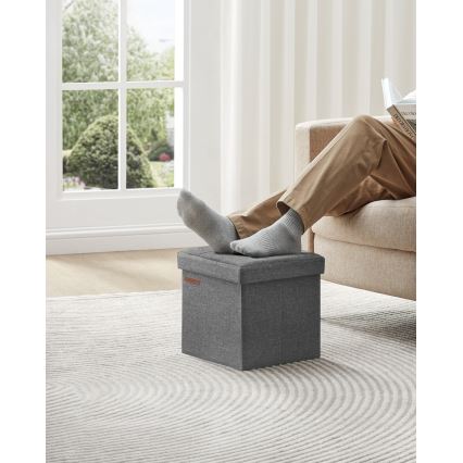 Tabure SULTAN 30x30 cm siva