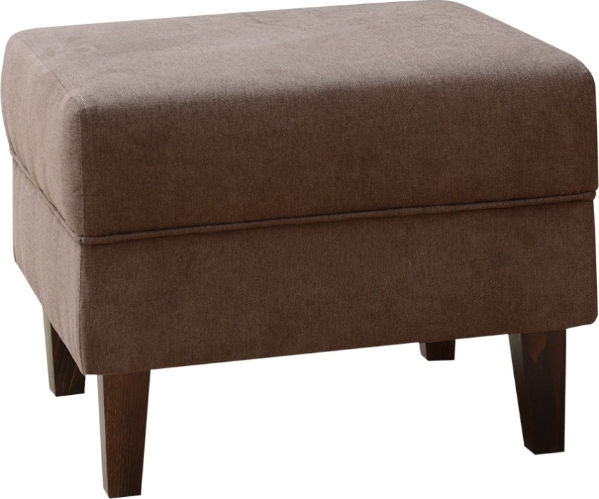 Taburet GALA 46x54 cm temno rjav