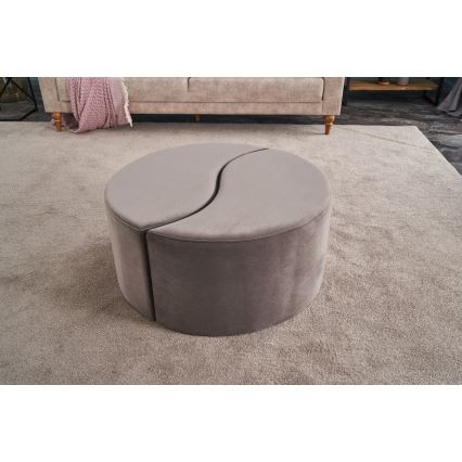 Taburet JING Ø 80 cm, rjav