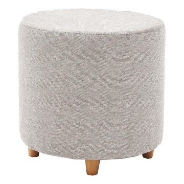 Taburet KIMA, premer 40 cm, krem/siva