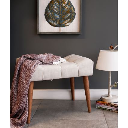 Taburet LUMI 40x58 cm kremna