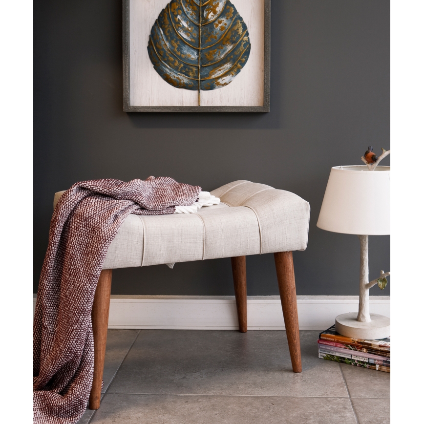 Taburet LUMI 40x58 cm kremna