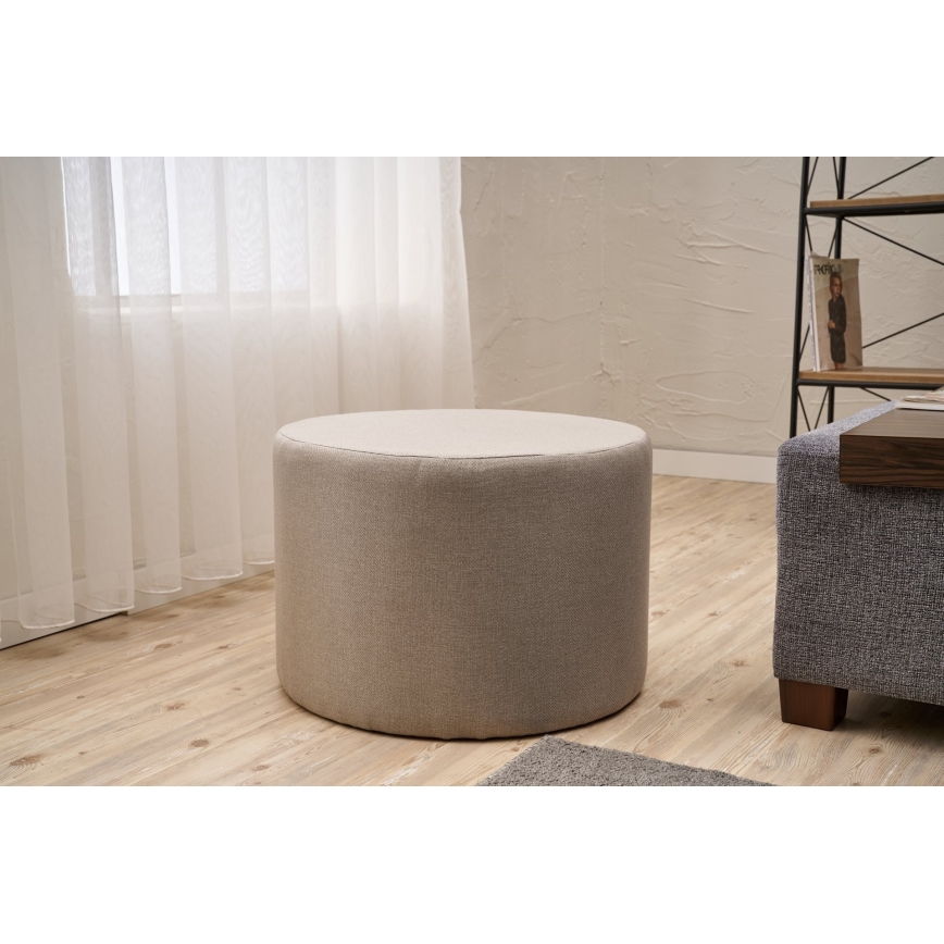 Taburet RABO, Ø 58 cm, bež