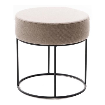 Taburet RELO, premer 40 cm, bež