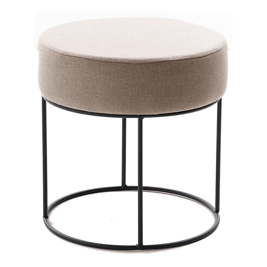 Taburet RELO, premer 40 cm, bež