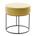 Taburet RELO, premer 40 cm, rumene barve