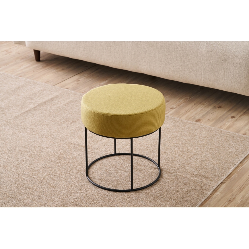 Taburet RELO, premer 40 cm, rumene barve