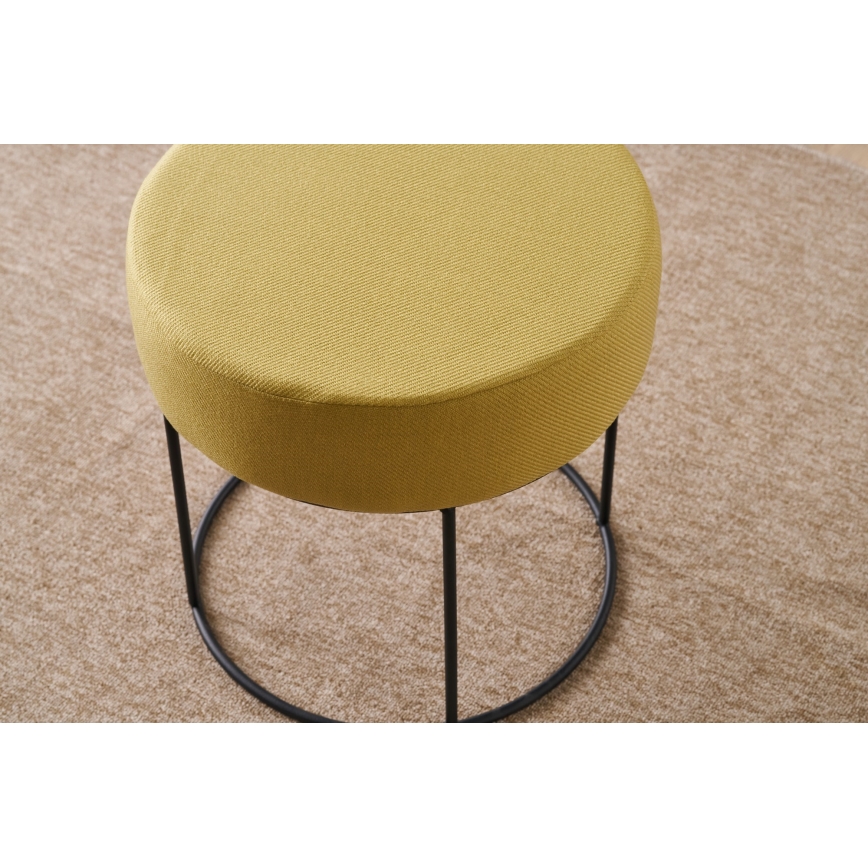 Taburet RELO, premer 40 cm, rumene barve