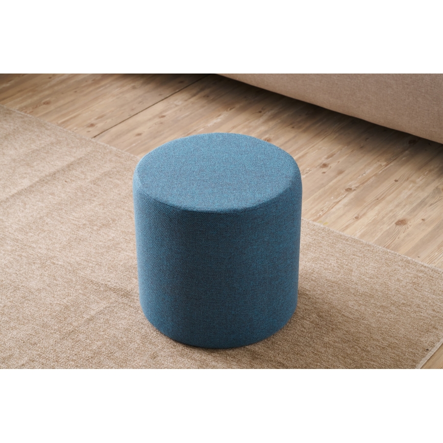 Taburet RONDO, premer 40 cm, modra