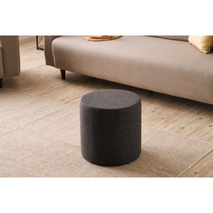 Taburet RONDO, premer 40 cm, temno rjav