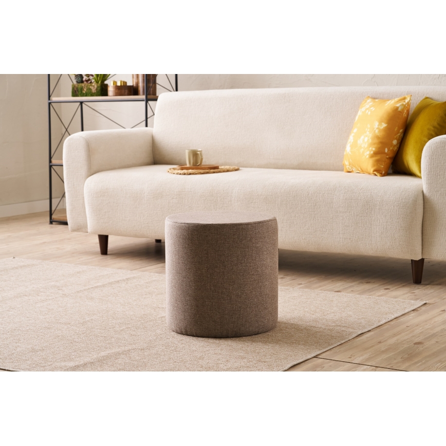 Taburet RONDO, premera 40 cm, rjav