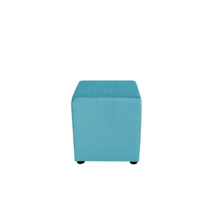 Taburet SIX 40x40 cm v modri barvi