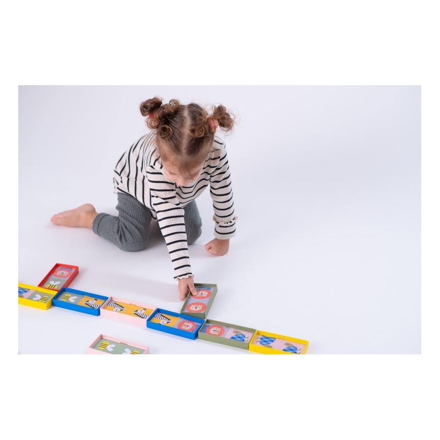 Taf Toys - Domine za otroke 4v1 živali
