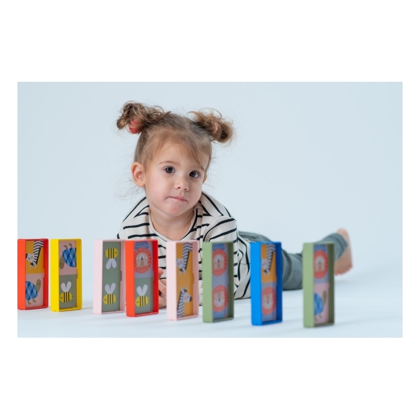 Taf Toys - Domine za otroke 4v1 živali