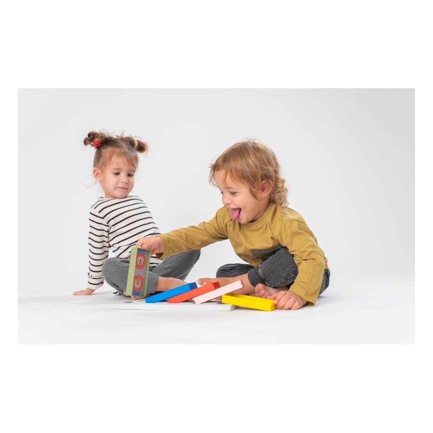 Taf Toys - Domine za otroke 4v1 živali