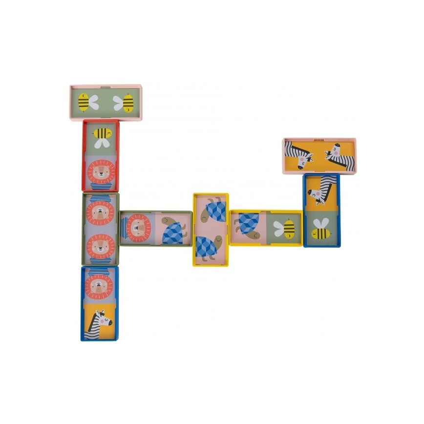 Taf Toys - Domine za otroke 4v1 živali