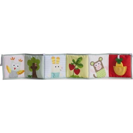 Taf Toys - Otroška tekstilna knjiga 3v1 živali