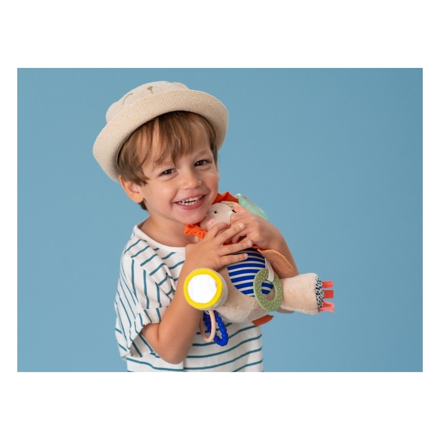 Taf Toys - Plišasta igrača z grizali 25 cm lev