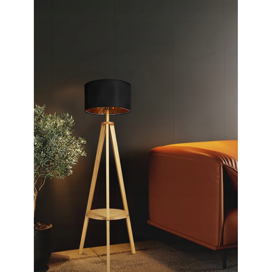 Talna svetilka 1xE27/40W/230V črna