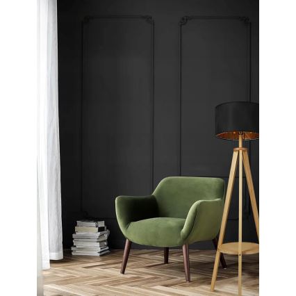 Talna svetilka 1xE27/40W/230V črna