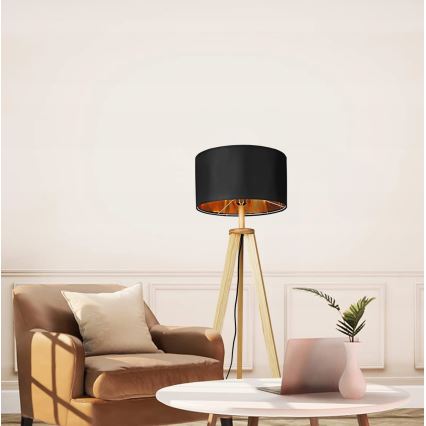 Talna svetilka 1xE27/40W/230V črna