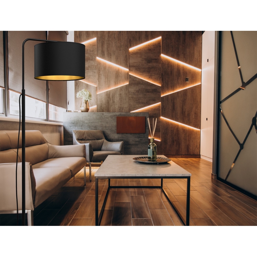 Talna svetilka ARDEN 1xE27/60W/230V črna/zlata