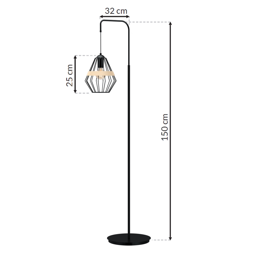 Talna svetilka CLIF 1xE27/60W/230V