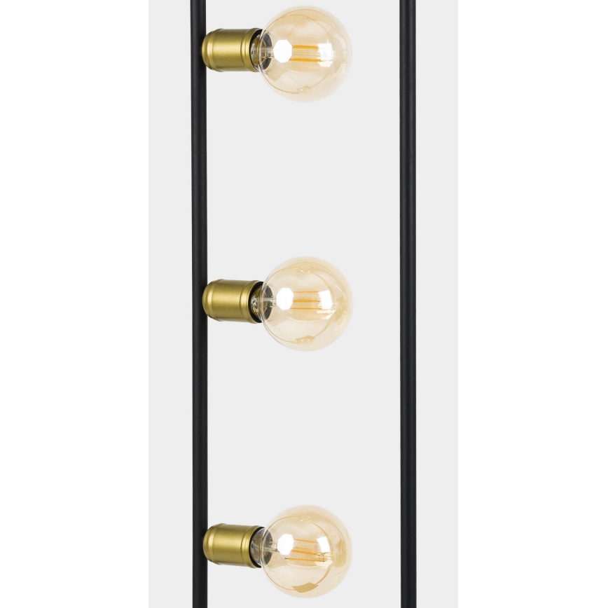 Talna svetilka HYDRIA 3xE27/60W/230V črna